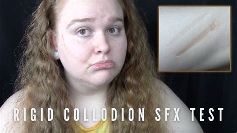 Mehron Makeup Rigid Collodion Sfx Scarring Liquid First Impressions And Product Test Youtube