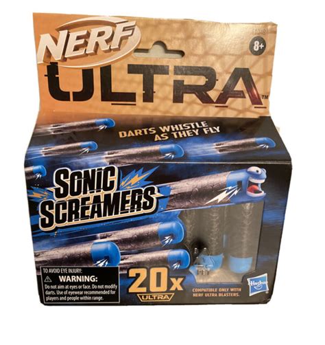 Nerf Ultra Blaster Sonic Screamers New Whistler Darts Gun