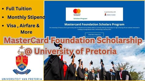 Fully Funded Mastercard Foundation Scholarship At The University Of