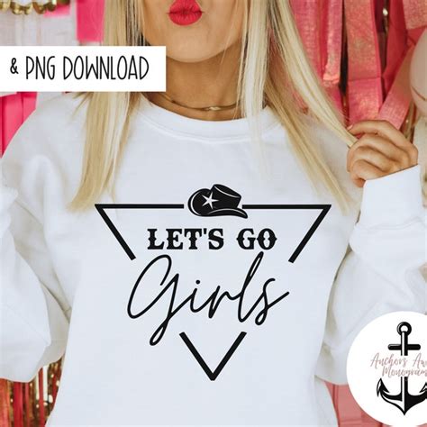 Lets Go Girls Disco Svg Etsy