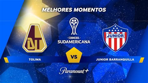 TOLIMA 1 X 0 JUNIOR BARRANQUILLA MELHORES MOMENTOS CONMEBOL