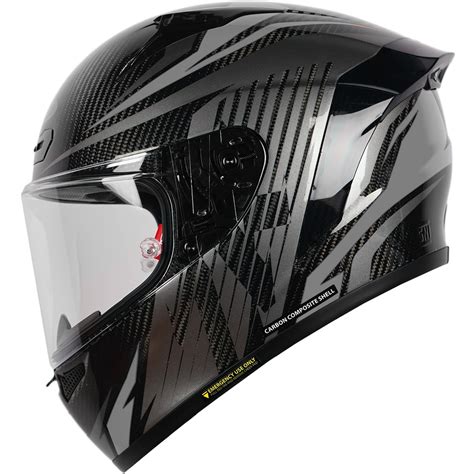 Jual NJS ZX 1R CARBON DEXTRO SIlver Gloss Doff Helm Full Face Shopee