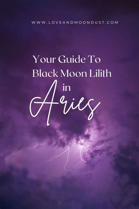 Fierce And Unleashed Black Moon Lilith In Aries In Astrology Black