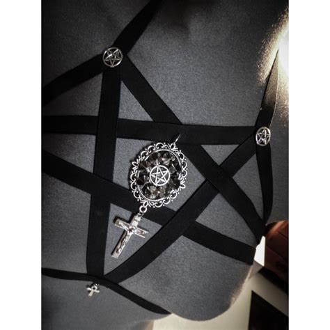 Harnais Bondage Lingerie Pentagram 666 Vampiria 666