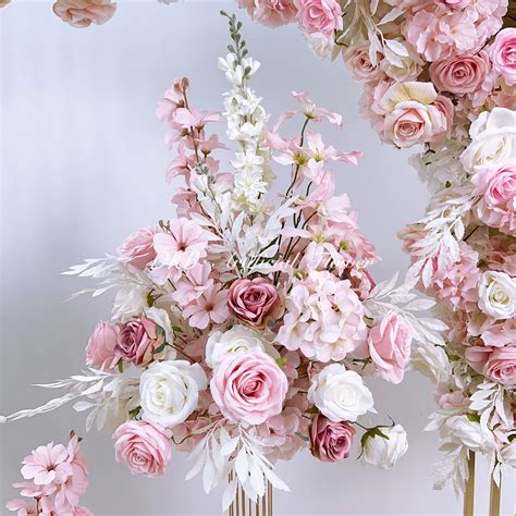 Dkb 2024 Hot Sale Direct Factory Pink And White Color Artificial Flower