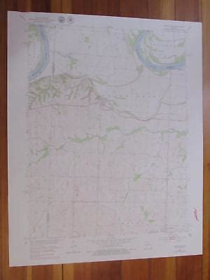 Grand Pass Missouri Original Vintage Usgs Topo Map Ebay