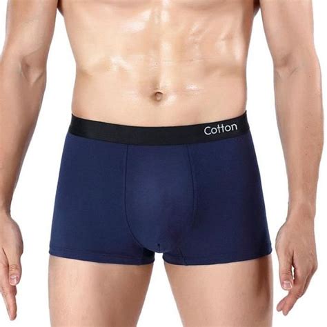 Boxer Shorty Boxer Taille Midi Pour Homme Sous V Tement En Pur Coton