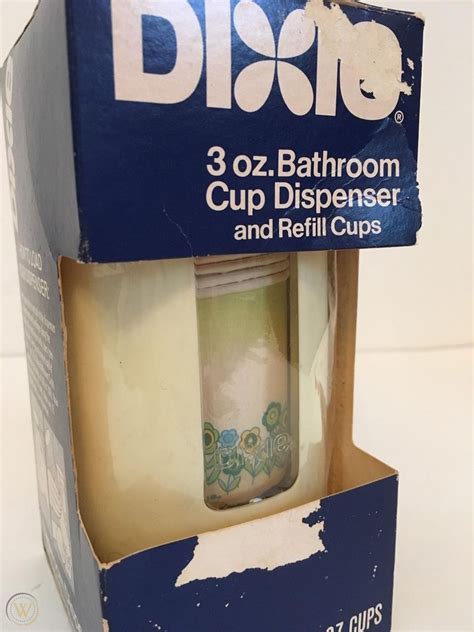 Vintageretro Bathroom Dixie 3 Oz Cup Dispenser Wall Mount 1831463089