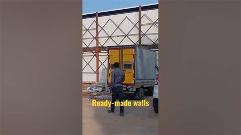 Ready Made Prefabricated Walls | Construction Techniques - YouTube