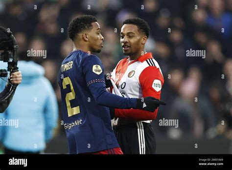 ROTTERDAM LR Jurrien Timber Von Ajax Quinten Timber Von Feyenoord