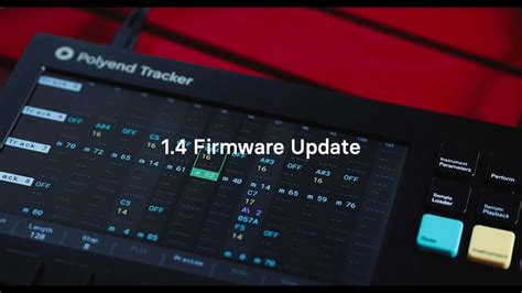 Polyend Tracker Firmware Update 1 4 YouTube