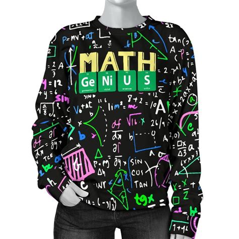 Math Genius Womens Sweater Math Genius Sweaters For Women Men Sweater