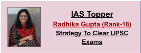 Success Story Upsc Topper Air Radhika Gupta Strategy To