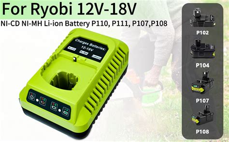 Bcl H Charger For Ryobi V V Ni Cd Ni Mh Li Ion Battery P