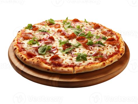 Ai Generated Delicious Italian Pizza Fastfood Png Photo 38116262 Png