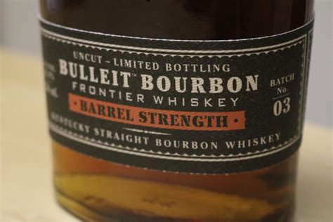 Bulleit Barrel Strength Bourbon Review The Whiskey Narrative