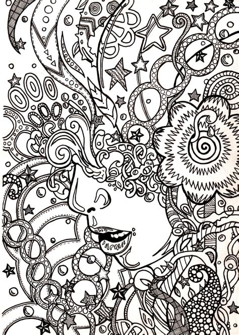 Printable Trippy Coloring Pages