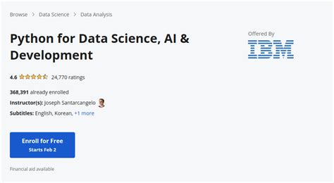 10 Best Python Courses For Data Science [updated 2022]