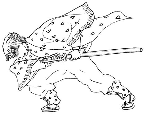 Rui Demon Slayer Coloring Page - Free Printable Coloring Pages for Kids