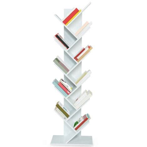 Librería en forma de árbol TEA 10 niveles blanca