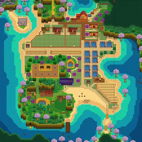 Stardew Valley Beach Farm Layout Planner