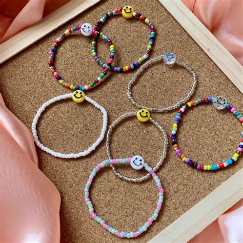 Smiley Beaded Bracelet | Lazada PH