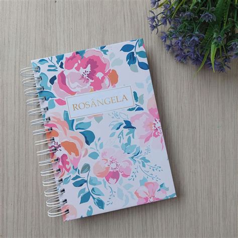 Agenda Personalizada Feminina Elo Produtos Especiais