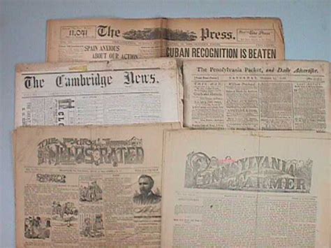 Newspapers Pennsylvania Collecting Vintage Saegertown And Meadville