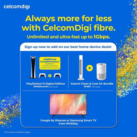 CelcomDigi Fibre Now Offers 300Mbps With Same Day Installation For RM90