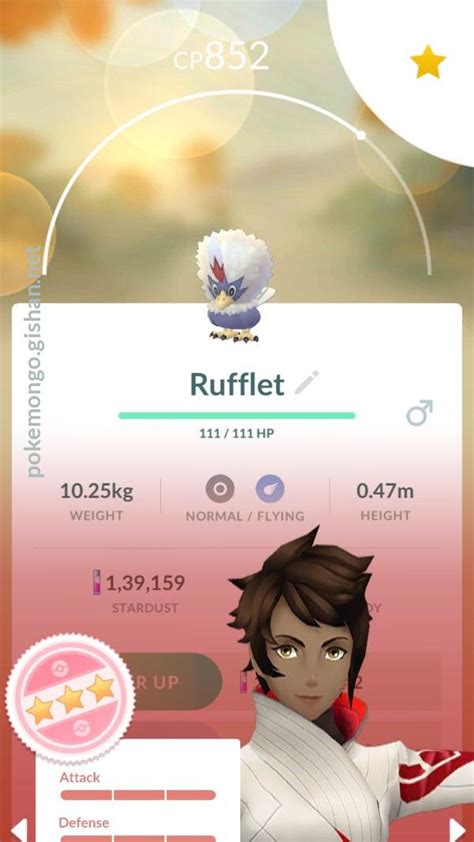 Rufflet - Pokemon Go