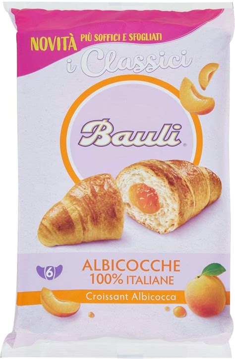 Bauli Croissant Albicocca 6 Pezzi 300 Gr Amazon It Alimentari