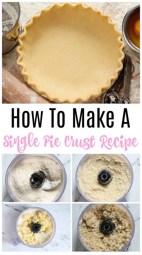 Single Pie Crust Recipe - Boston Girl Bakes