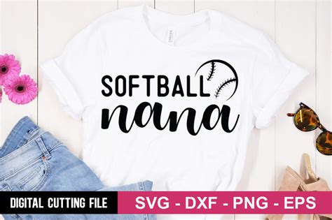 Softball Nana SVG Graphic By Buysvgbundles Creative Fabrica