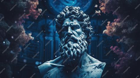 Premium Ai Image Generative Ai Stoicism Concept Sculpture Of A Stoic