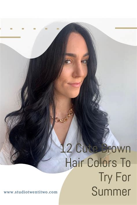 12 Cute Brown Hair Colors To Try For Summer On Long And Short Hair Brunette Color Short Hair