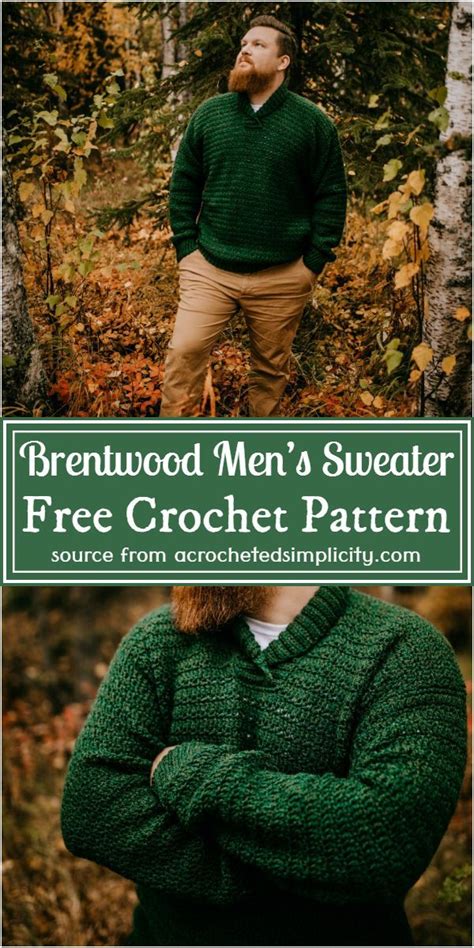 Free Crochet Men Sweater Patterns Crochet Patterns Crochet Men Men