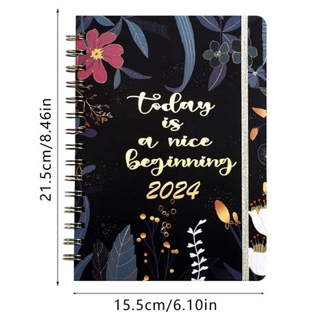 Spiral Bound Journal Floral Journal Leather Cute Notebooks Cute Spiral Spiral Bound For Women