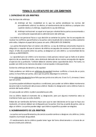 Tema Arbitraje Pdf