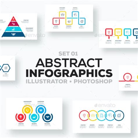 Flowchart Infographics Set 03 – MasterBundles