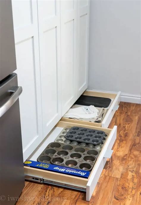 Compact Toe Kick Drawer Save Space In 11 Practical Steps DIY