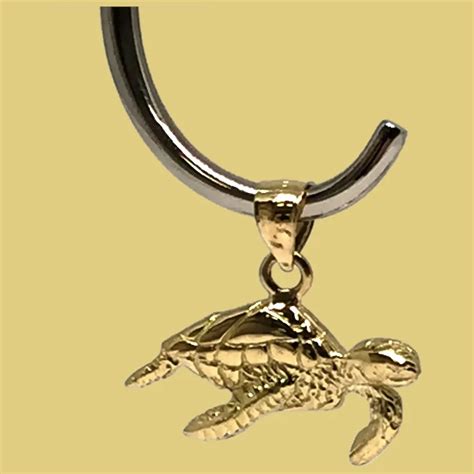 14k Turtle Pendant Ruby Lane