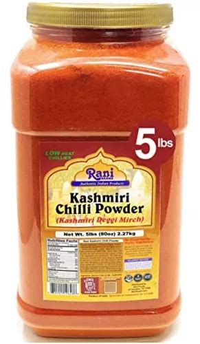 Rani Kashmiri Chilli Powder Deggi Mirch Low Heat Ground I Cuotas