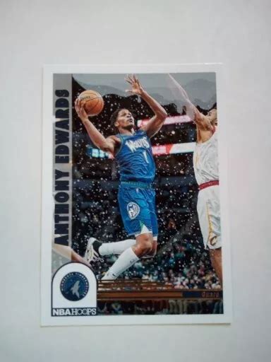 Anthony Edwards Panini Nba Hoops Tribute Hiver