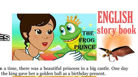 The Frog Prince Story Book Video Readalong English Youtube