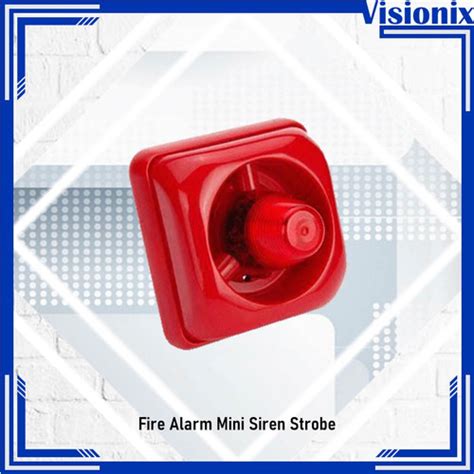 Jual Mini Siren Strobe Light Fire Alarm Sirine Jakarta Timur