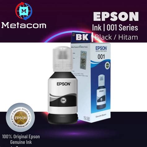 Jual Tinta Epson 001 Black Original Epson Shopee Indonesia