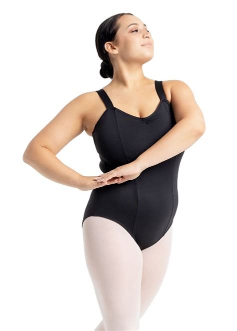 Wide Strap Pinch Front Tank Leotard Jazz Rags Dancewear