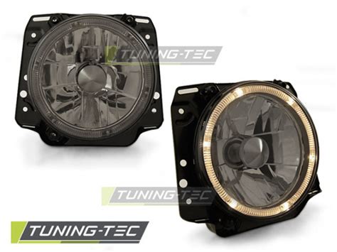 Upgrade Design Angel Eyes Scheinwerfer für VW Golf II 2 83 91 chrom