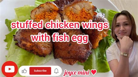 How To Debone The Chicken Wings And Cook For Stuffed Chicken Wings With