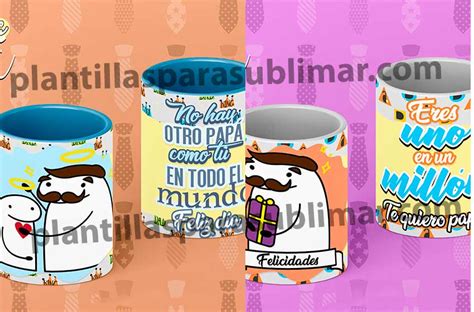 Frases Flork Dia Del Padre Plantilla Taza Plantillas Para Sublimar